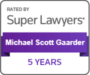 Rated by Super Lawyers Michael Scott Gaarder 5 Years